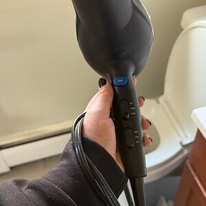 Conair blow dryer with diffuser and straightener attachments